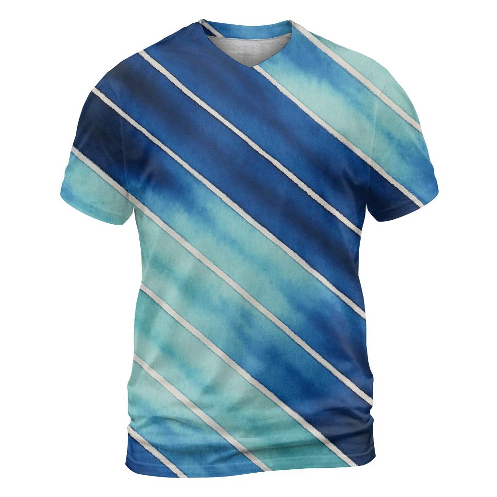 Arashi Meteor Shower Diagonals vibrant all-over design tees