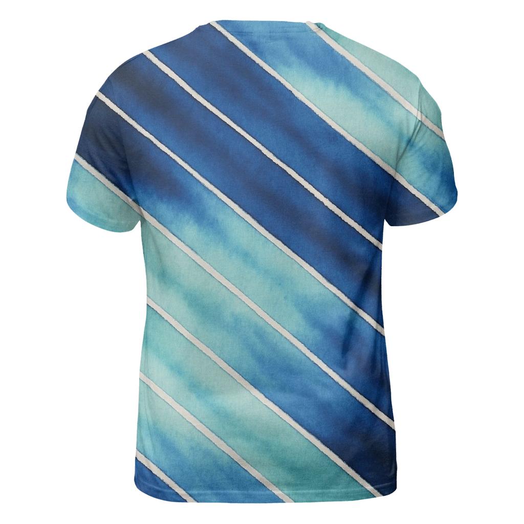 Arashi Meteor Shower Diagonals vibrant all-over design tees