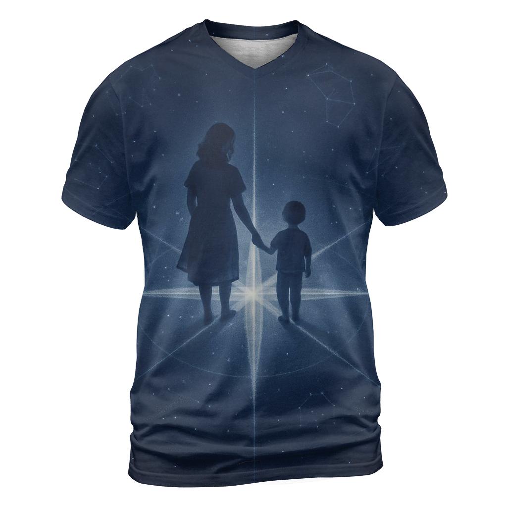 The Compass Of Her Heart A Love That Always Points Home trendy printed shirt styles