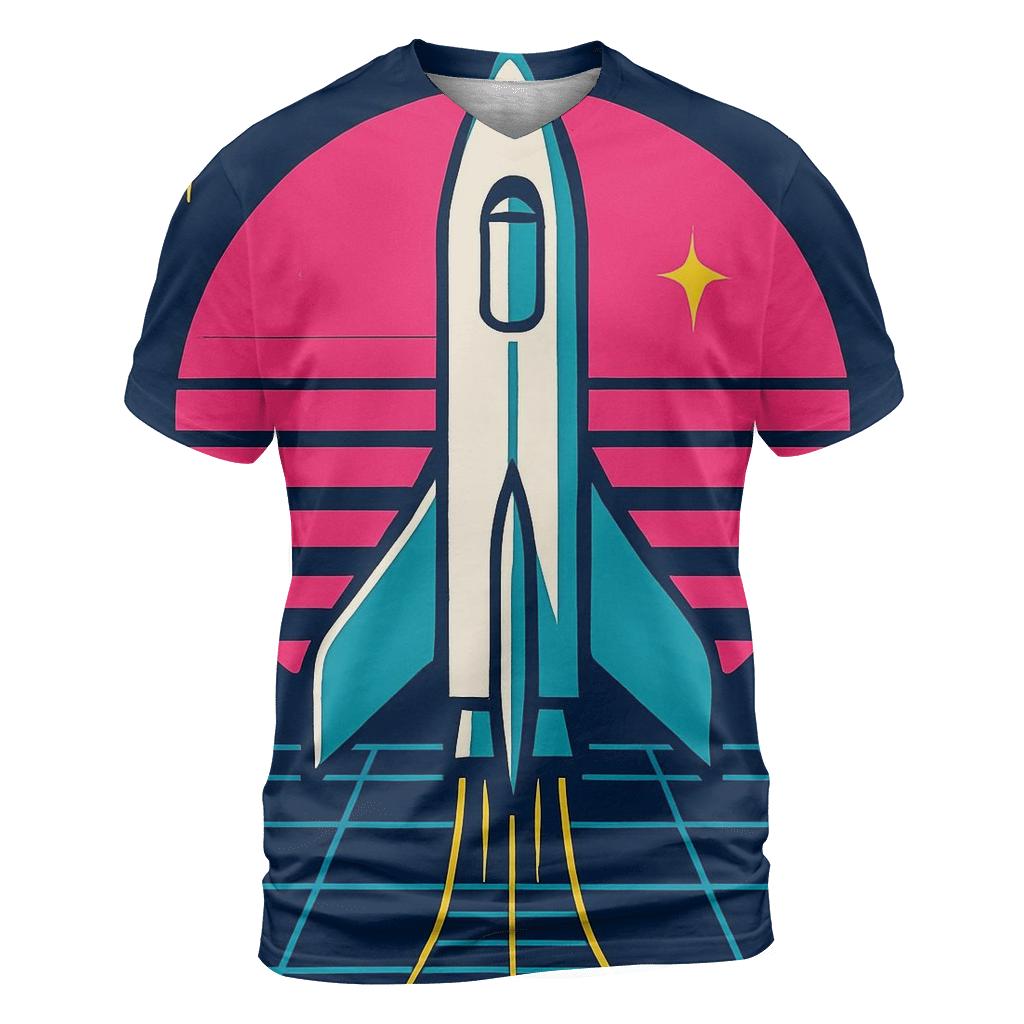 Vector Space Race Poster personalized full print shirts