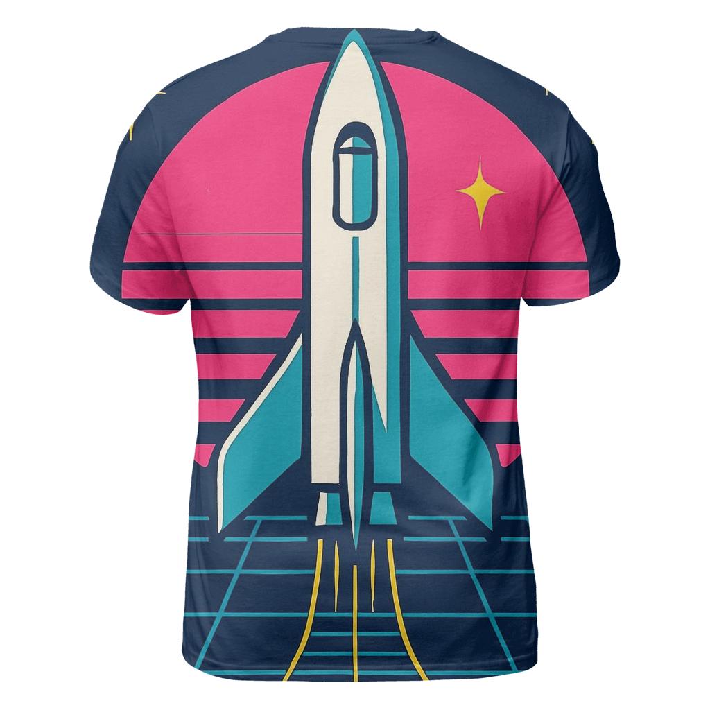 Vector Space Race Poster personalized full print shirts