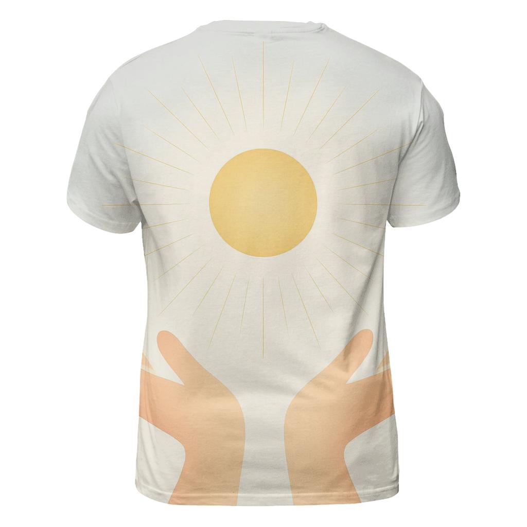 Open Hands Of Dawn Light artistic all-over print tops