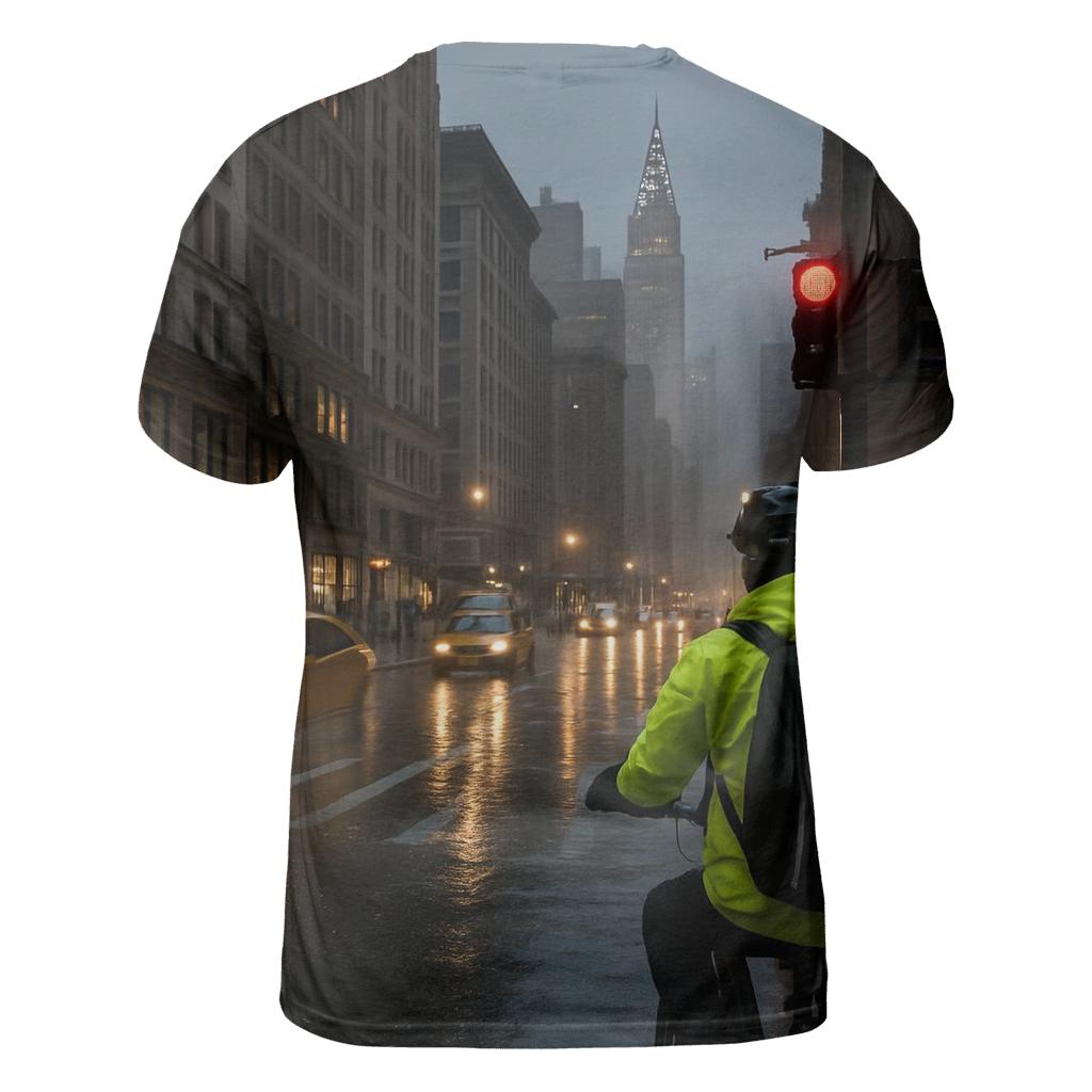 Rain Gloss Broadway Canyon With Chrysler Peak creative print fashion shirts