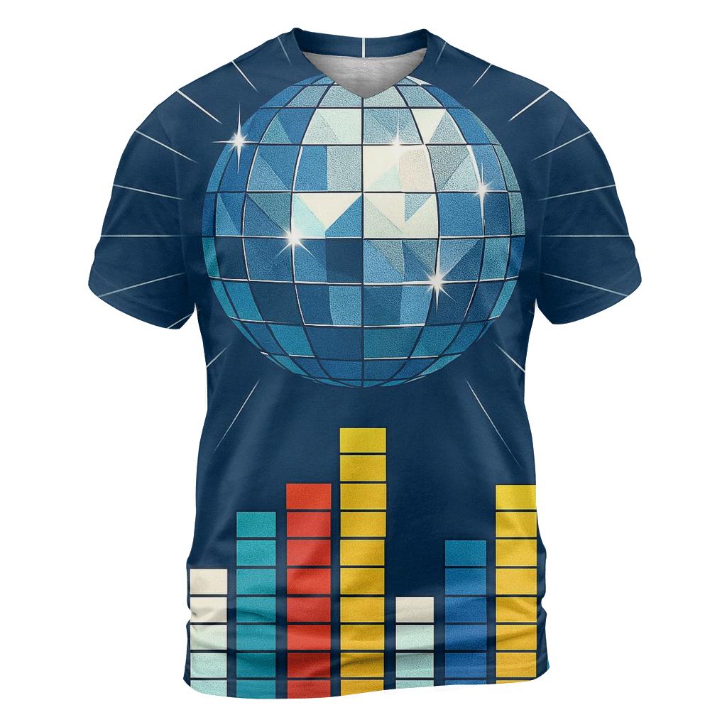 Disco Ball Signal City designer pattern shirts