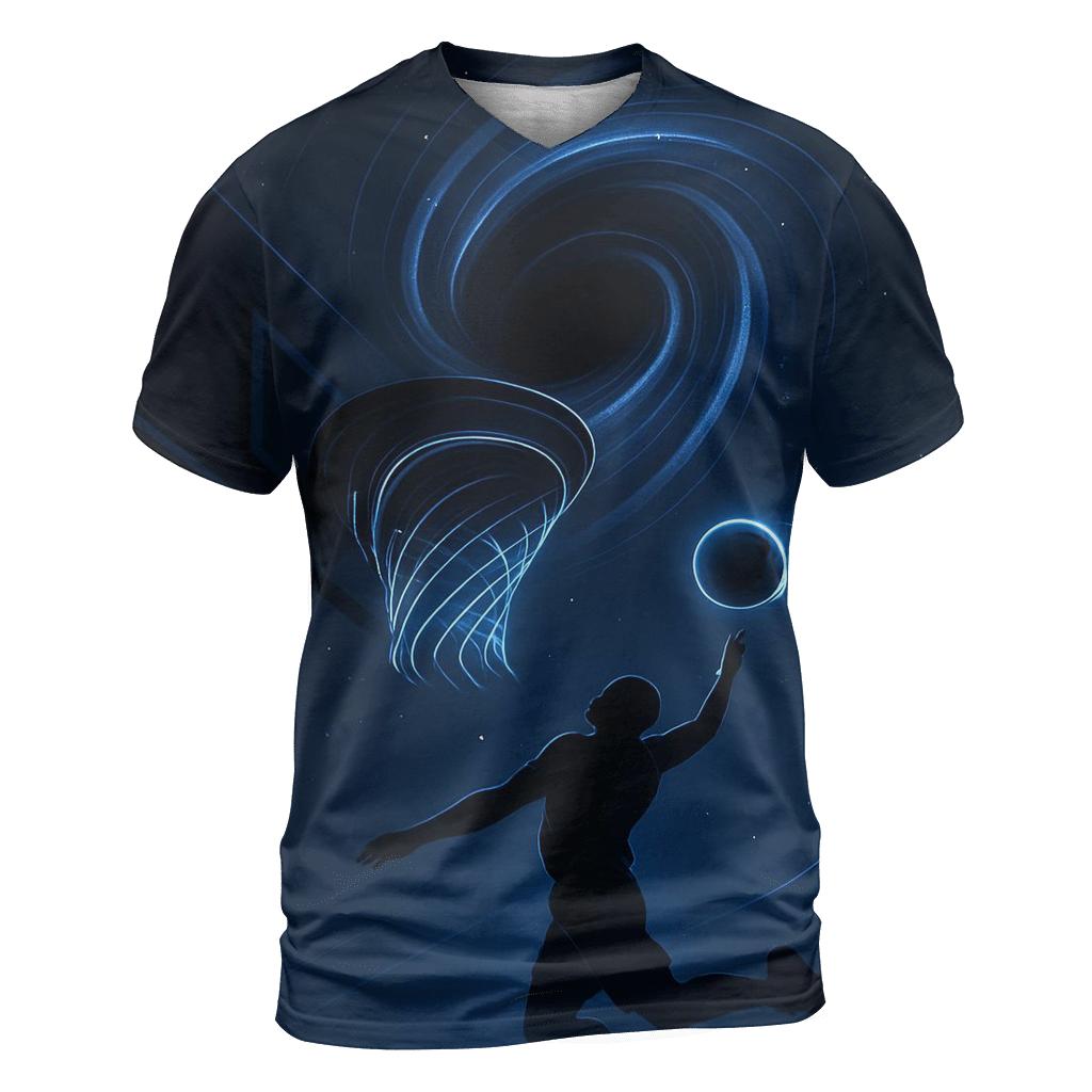 Gravity Well Basketball Dunk trendy printed shirt styles