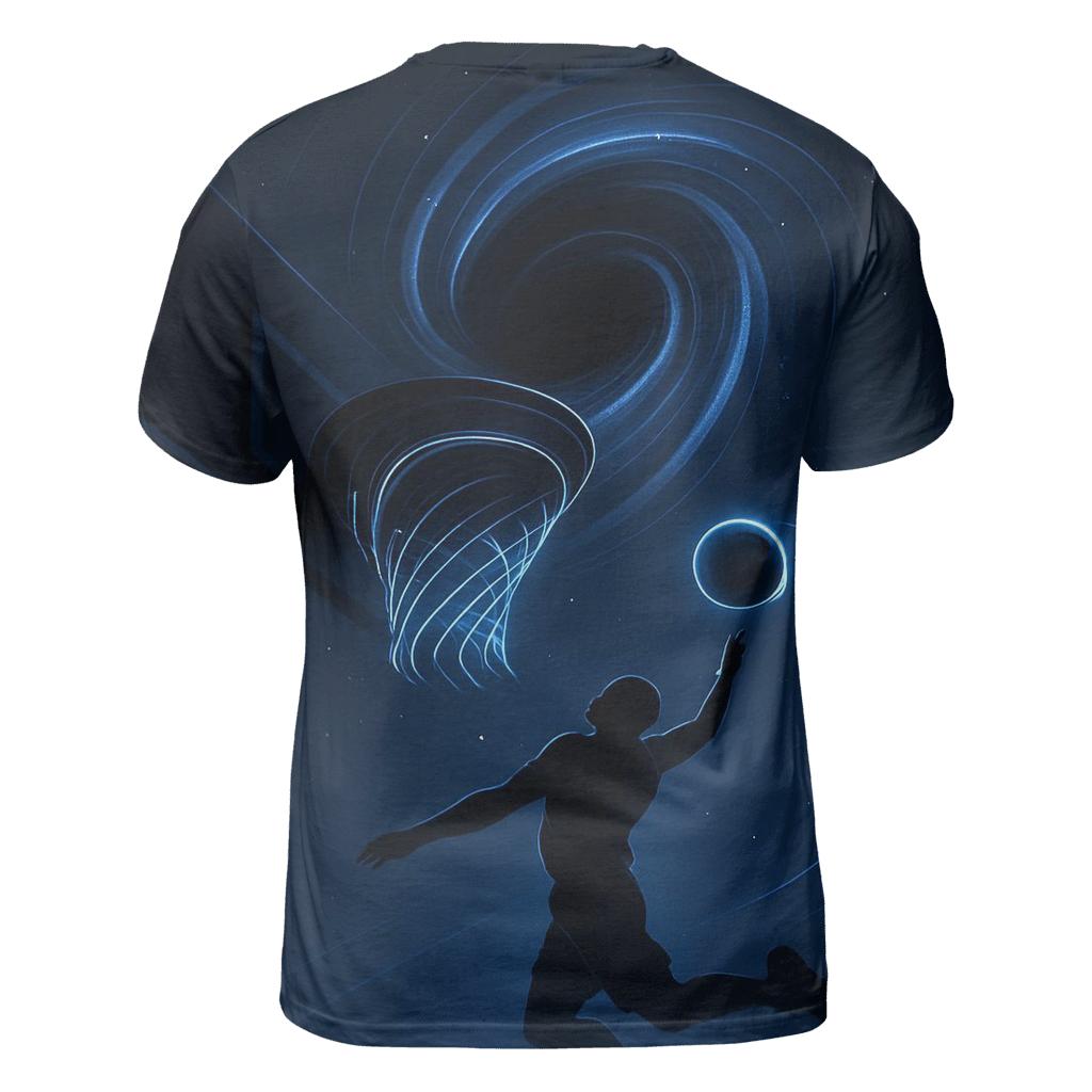 Gravity Well Basketball Dunk trendy printed shirt styles