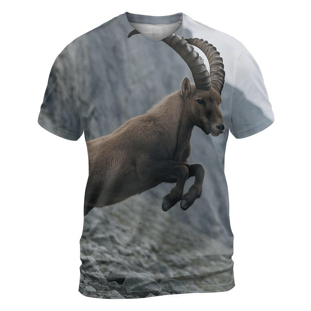 Scree Leap Alpine Ibex personalized full print shirts