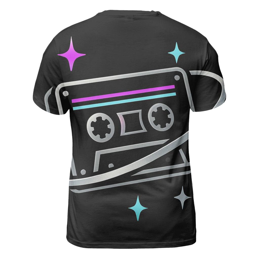 Chrome Orbit Cassette Emblem custom all-over print shirts