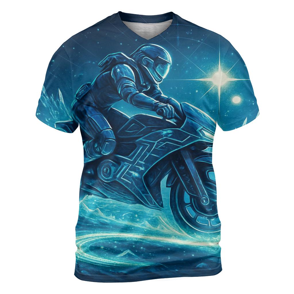 Aurora Circuit Star Ranger creative print fashion shirts