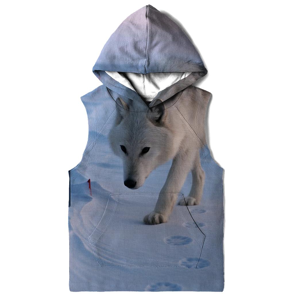 Ellesmere Ridge Arctic Wolf Survey Line hoodies fashion