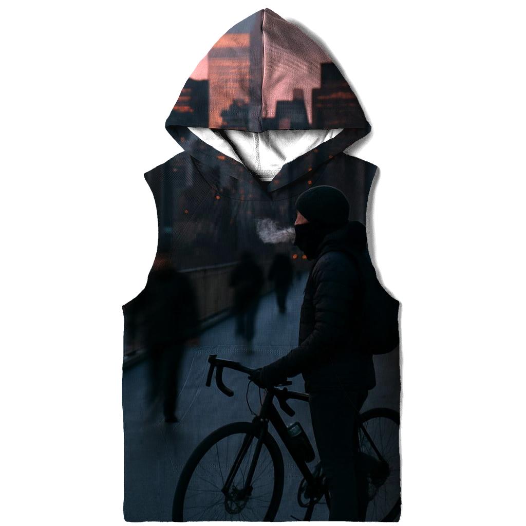 Queensboro Bridge Commuter Dawn Over Midtown hoodie designs