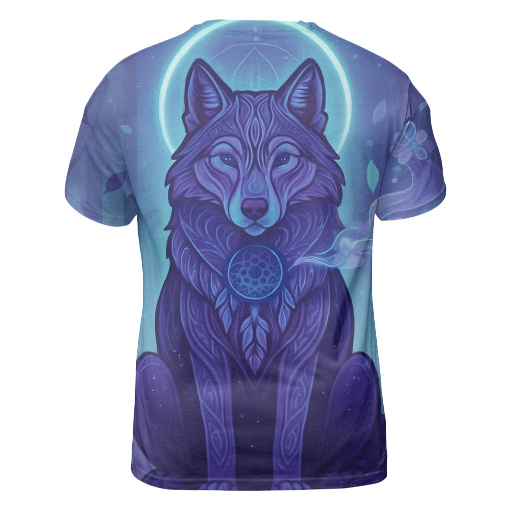 Dreamweave Moon Guardian creative print fashion shirts