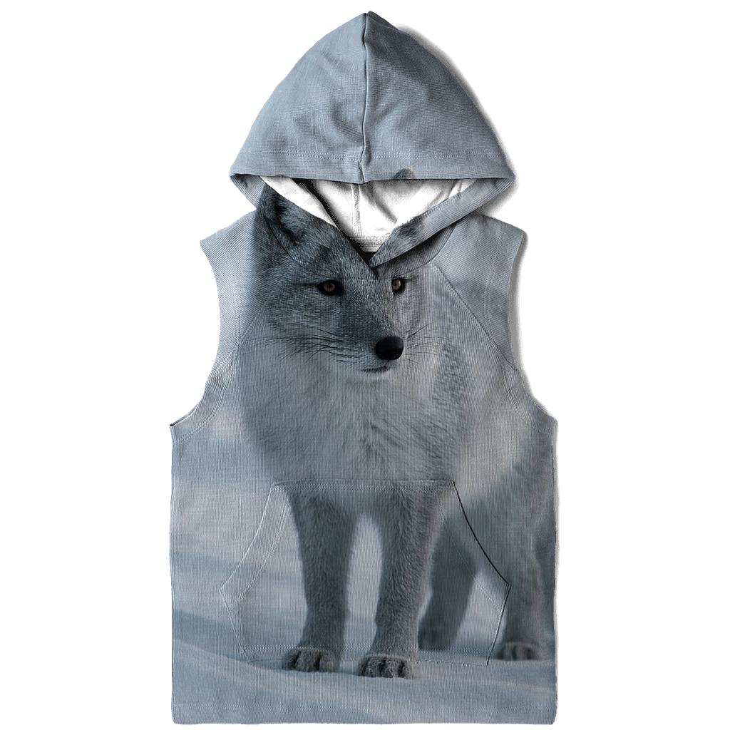 Frostline Sentinel Arctic Fox pullover hoodies
