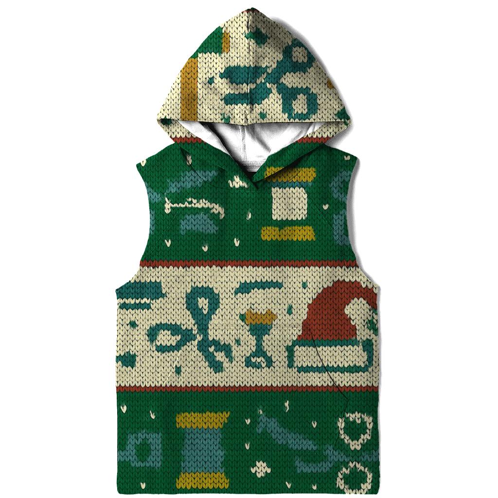 Elf Workshop Toolbelt Stripe Design heavyweight hoodies