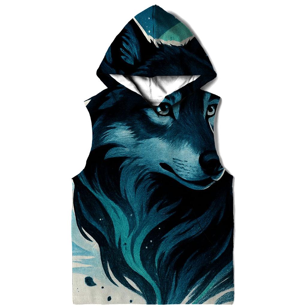 The Auroral Ink Wolf hoodie designs