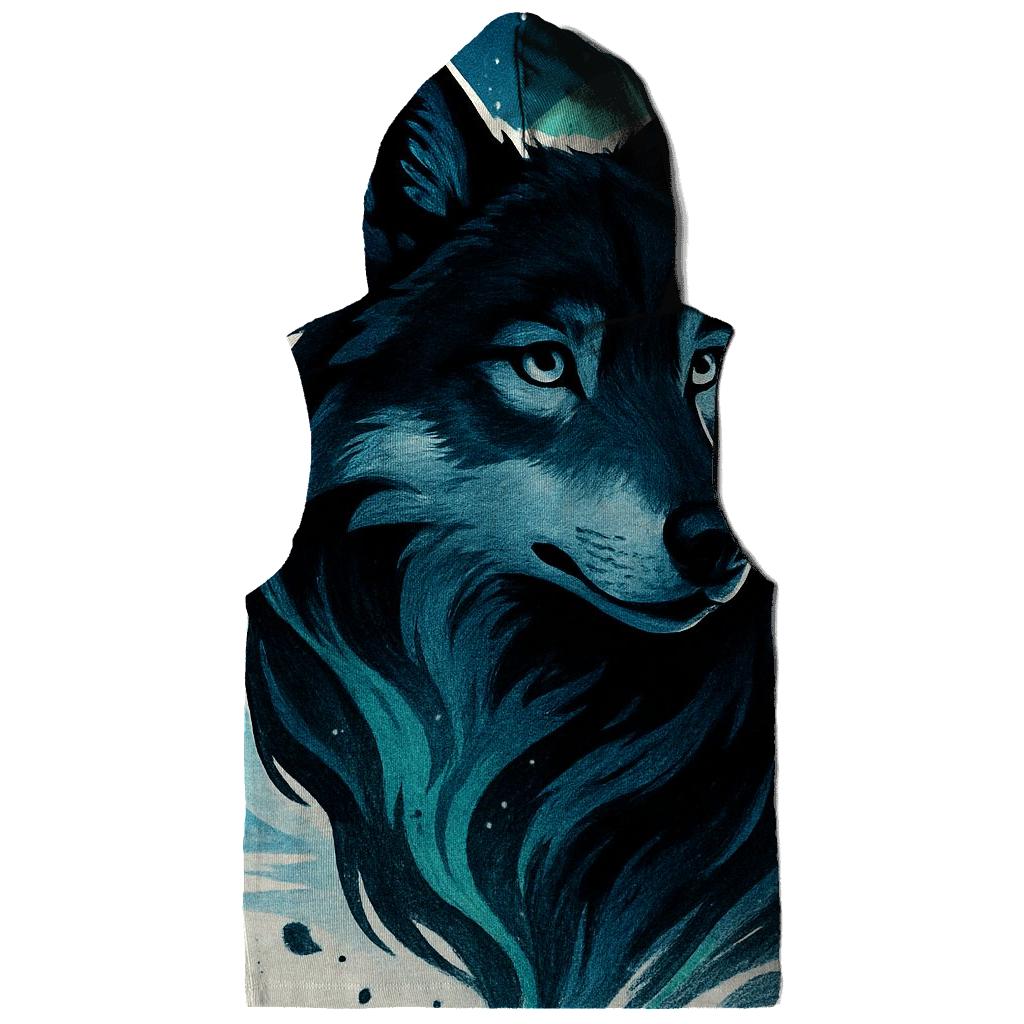 The Auroral Ink Wolf hoodie designs