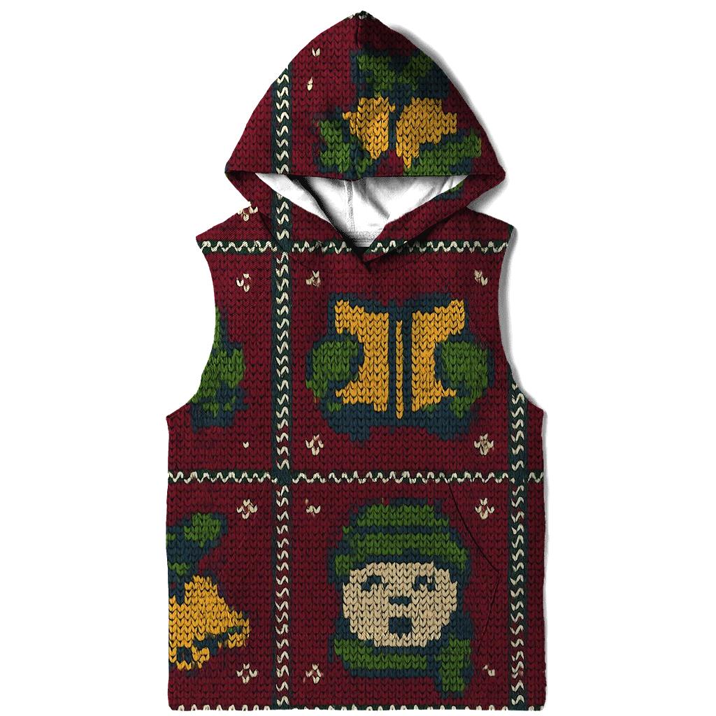 Carolers Mitten Harmony Panel Design heavyweight hoodies