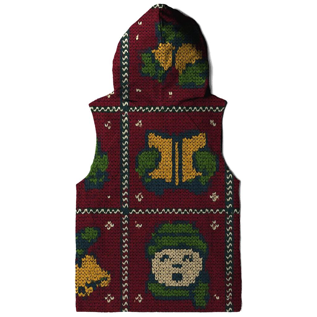 Carolers Mitten Harmony Panel Design heavyweight hoodies