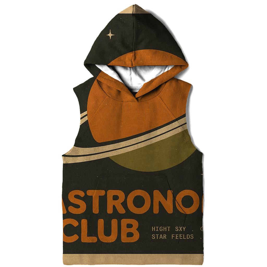 Retro Vinyl Astronomy Club Record Sleeve heavyweight hoodies