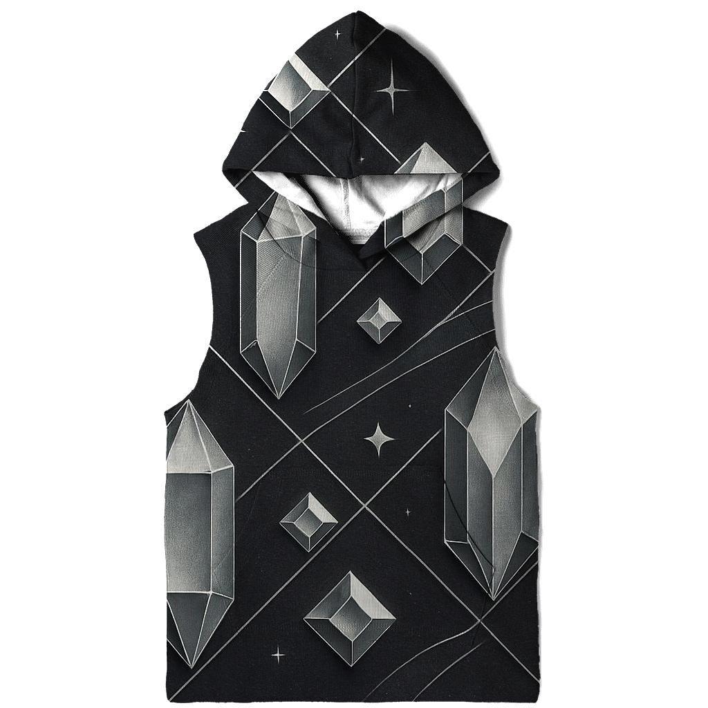 Charcoal Facet Constellation Grid hoodie trends