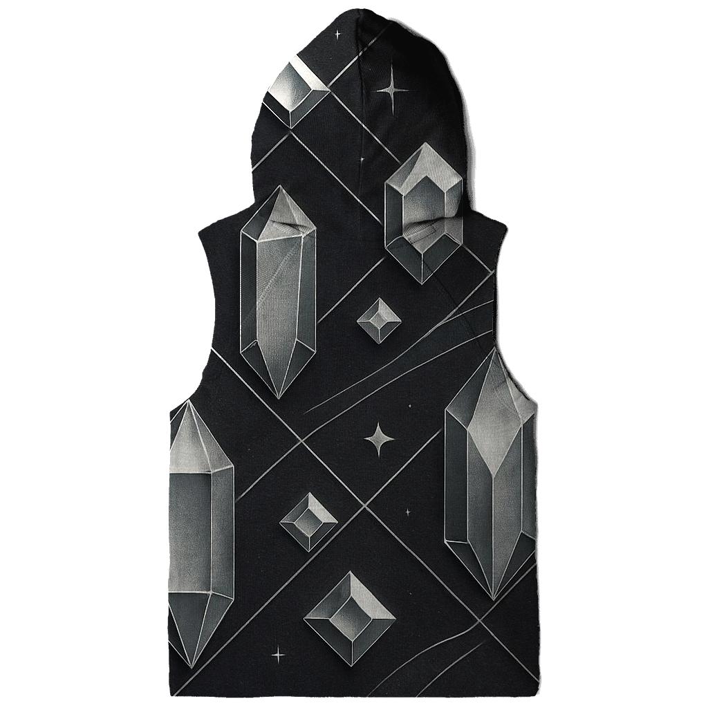 Charcoal Facet Constellation Grid hoodie trends