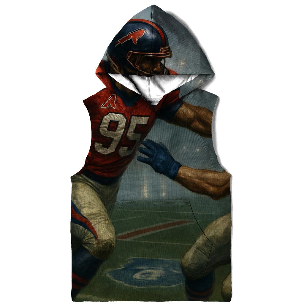 Foggy Riverfront Clash Braves And Cubs heavyweight hoodies