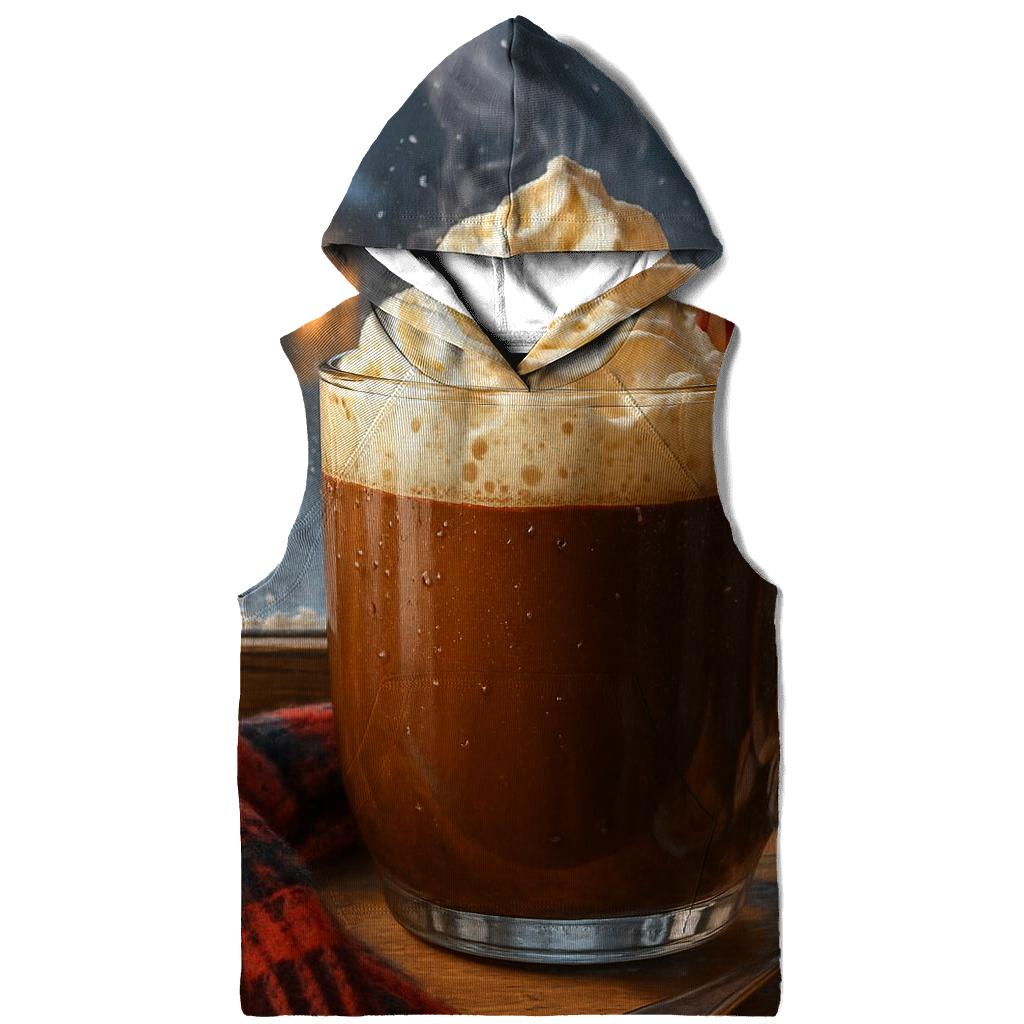 Sugarplum Cocoa By The Frosted Window pullover hoodies