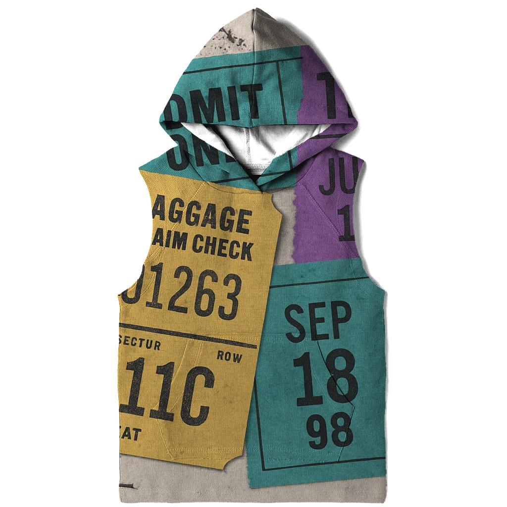Distressed 90s Space Camp Admission Ticket Collage hoodies fashion