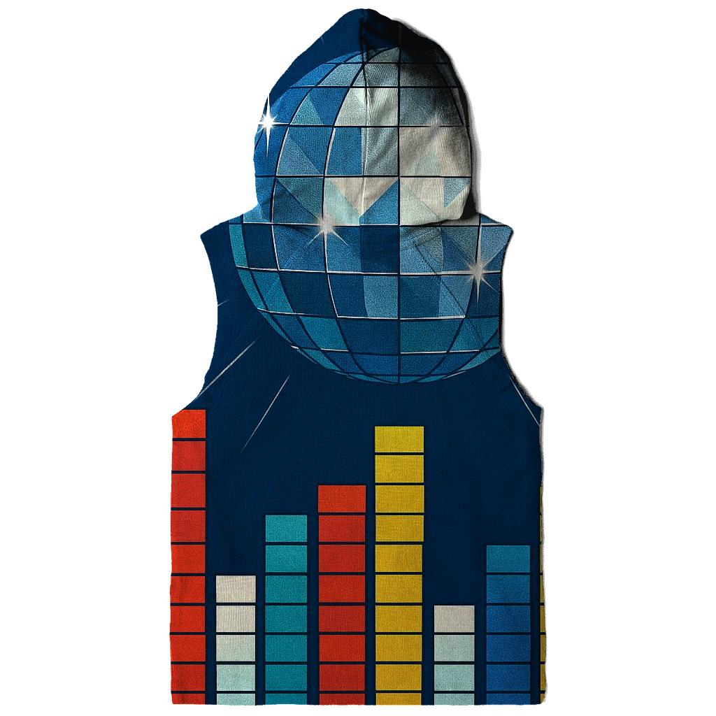 Disco Ball Signal City embroidered hoodies