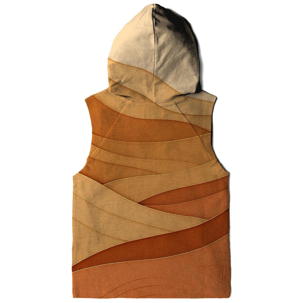 Desert Wind Paper Cut Layers heavyweight hoodies