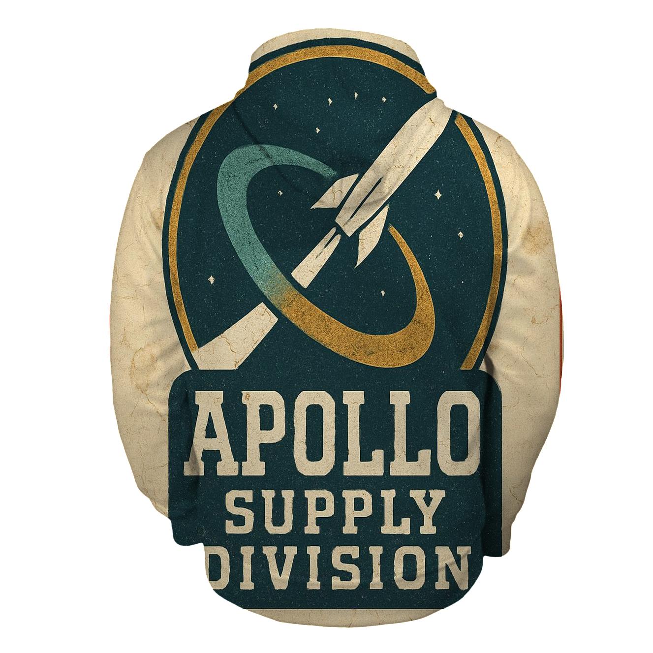 Weathered Apollo Era Mission Patch Poster designer hoodies