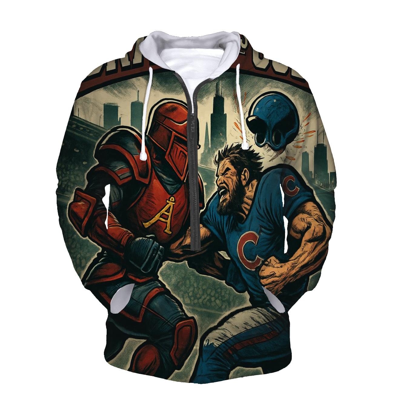 Skyline Clash At Gridiron Wrigley hoodie designs