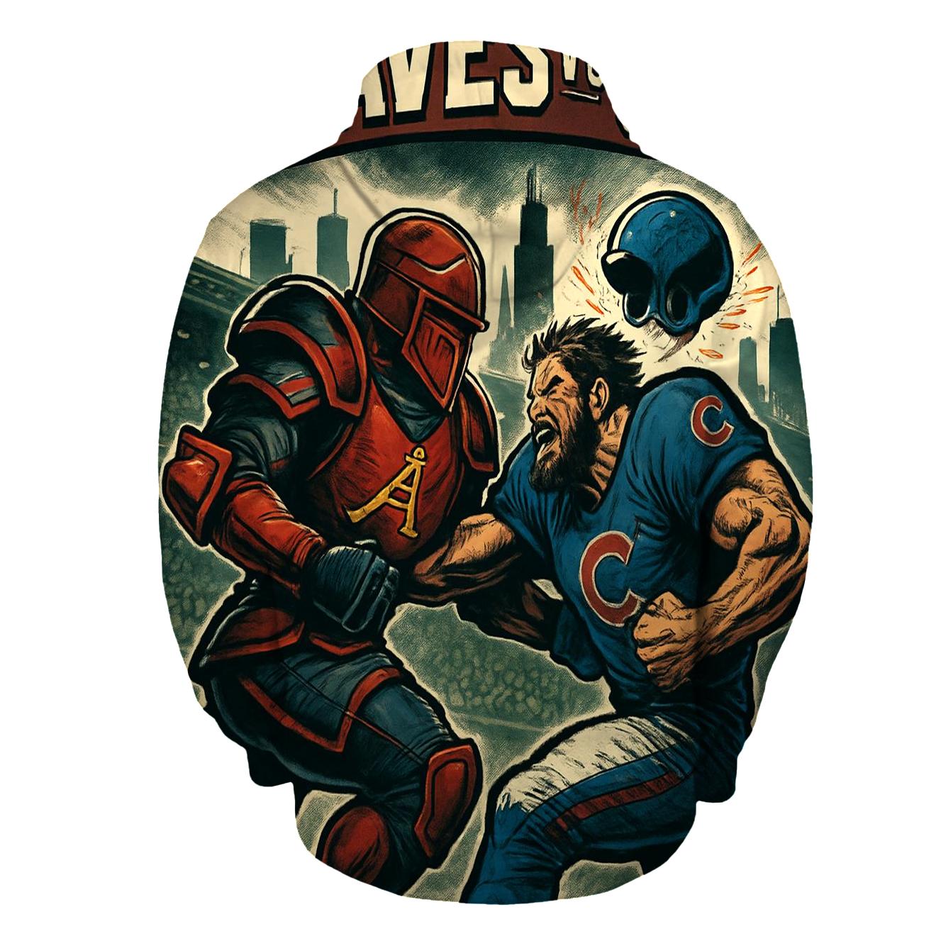 Skyline Clash At Gridiron Wrigley hoodie designs