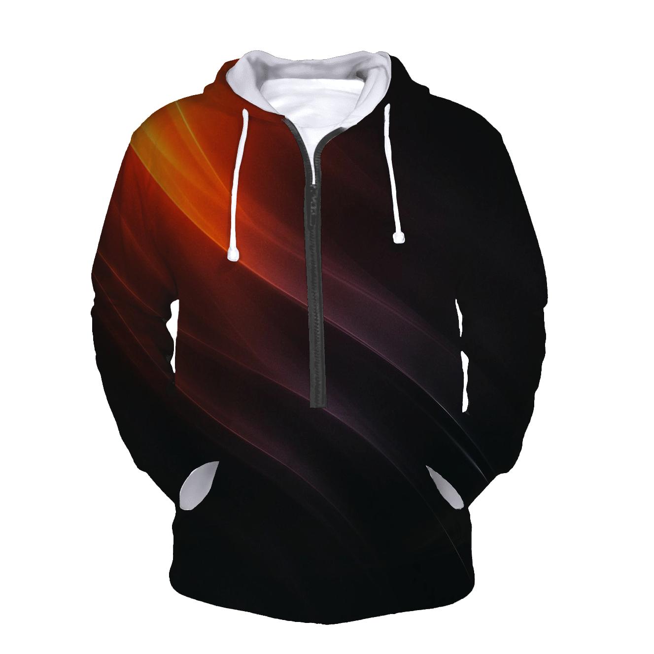 Volcanic Glassflow Gradient graphic hoodies