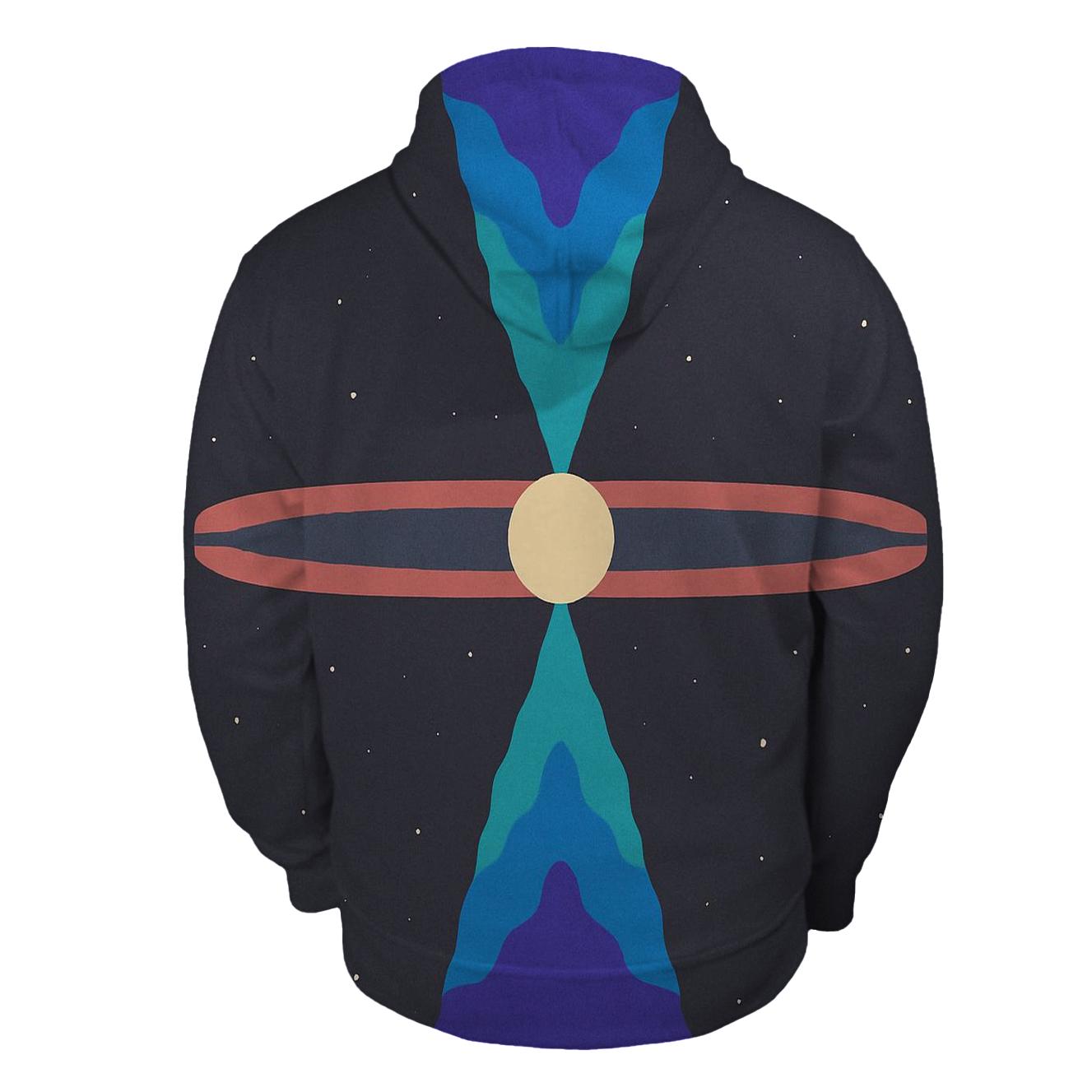 Jet Outflow Mirror Fans zip-up hoodies