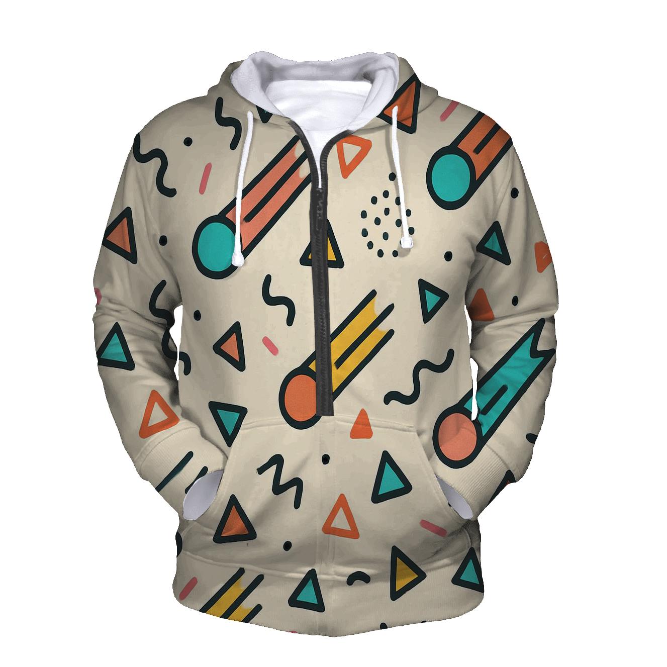 Memphis Comet Confetti premium hoodies