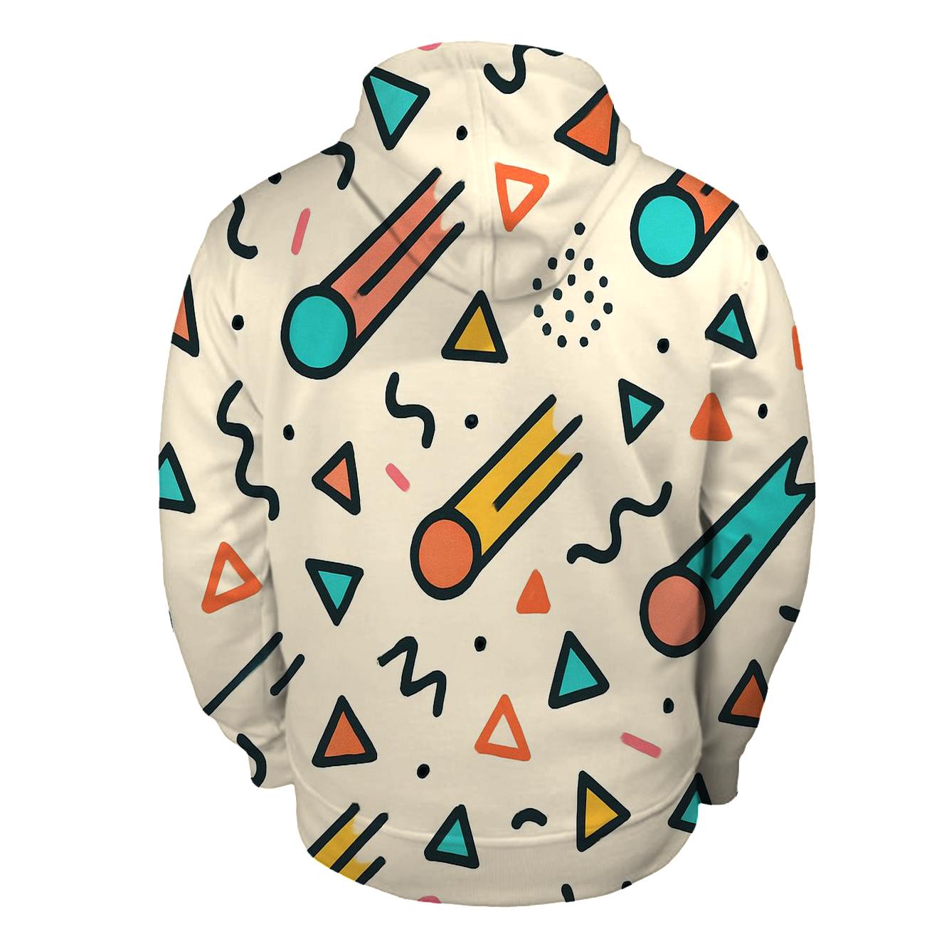 Memphis Comet Confetti premium hoodies