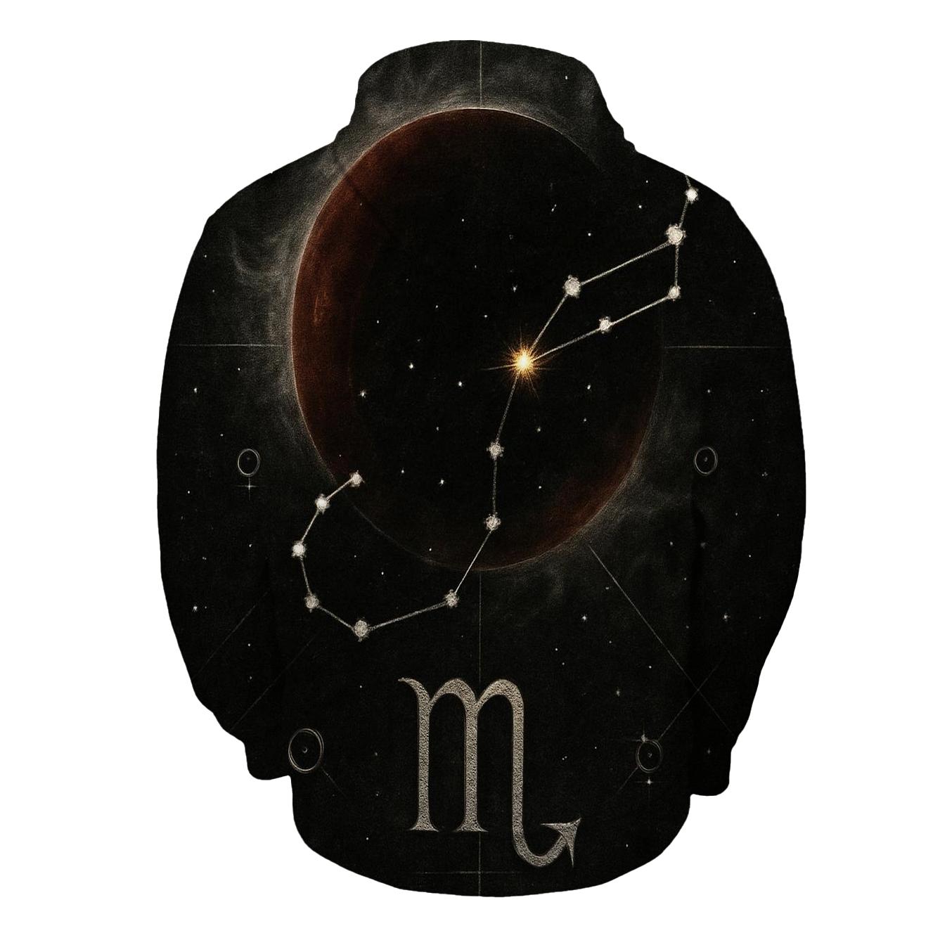 Scorpio Eclipse Sigil Nightchart hoodie styles