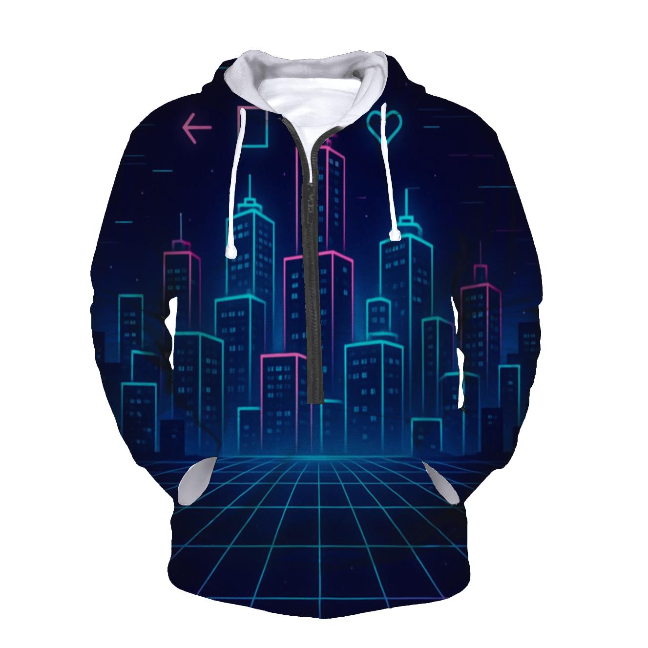 Midnight Arcade City Grid hoodies fashion