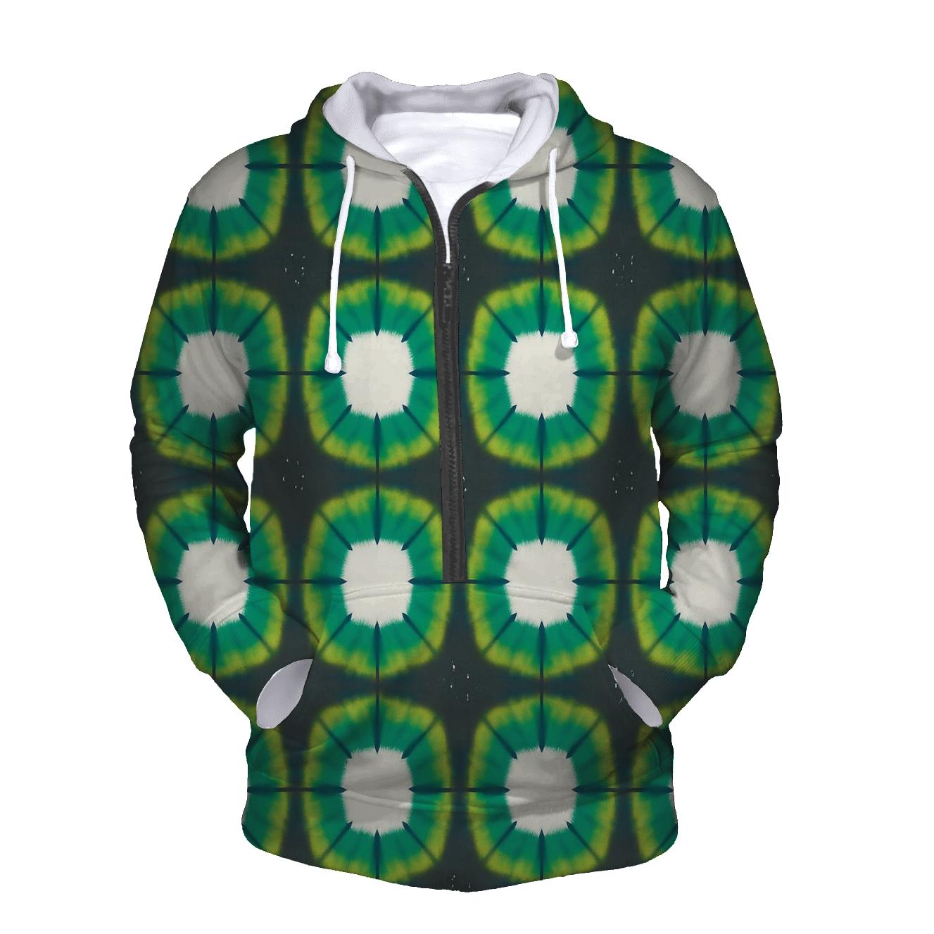 Itajime Eclipse Grid Bloom pullover hoodies