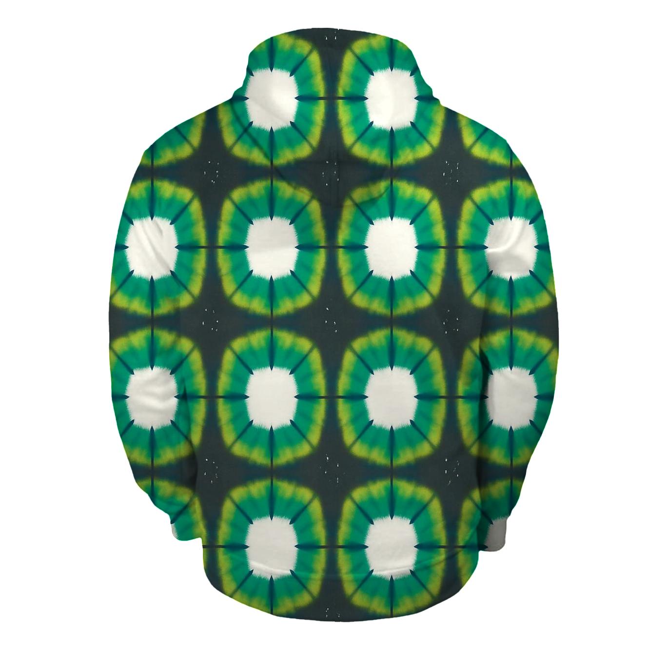 Itajime Eclipse Grid Bloom pullover hoodies