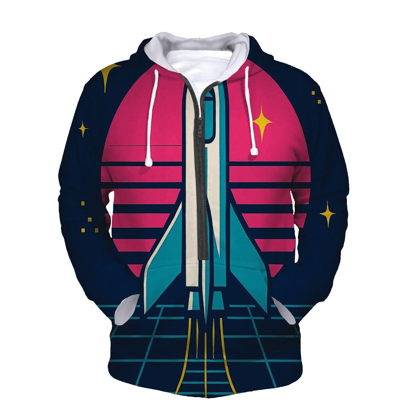 Vector Space Race Poster custom hoodies