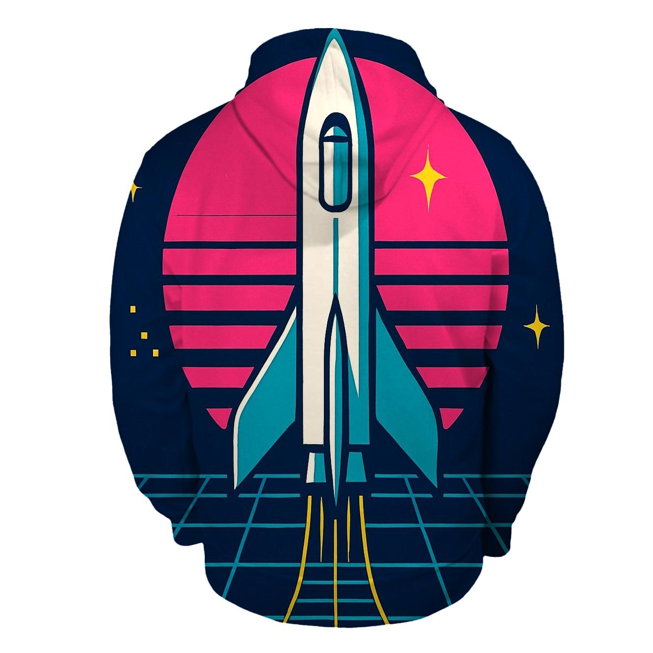 Vector Space Race Poster custom hoodies