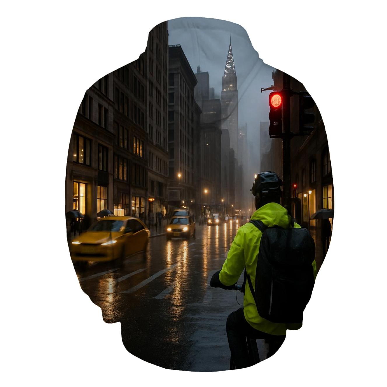 Rain Gloss Broadway Canyon With Chrysler Peak lightweight hoodies