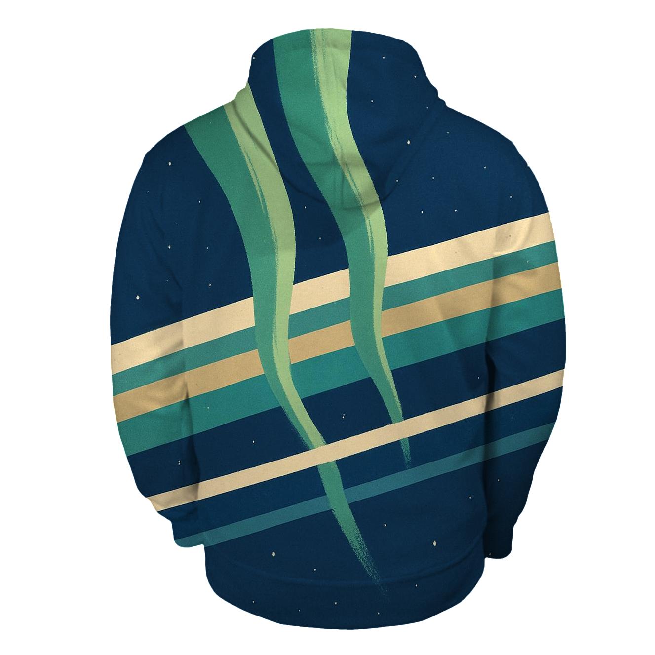 Aurora Curtain Ring Plane hoodie styles