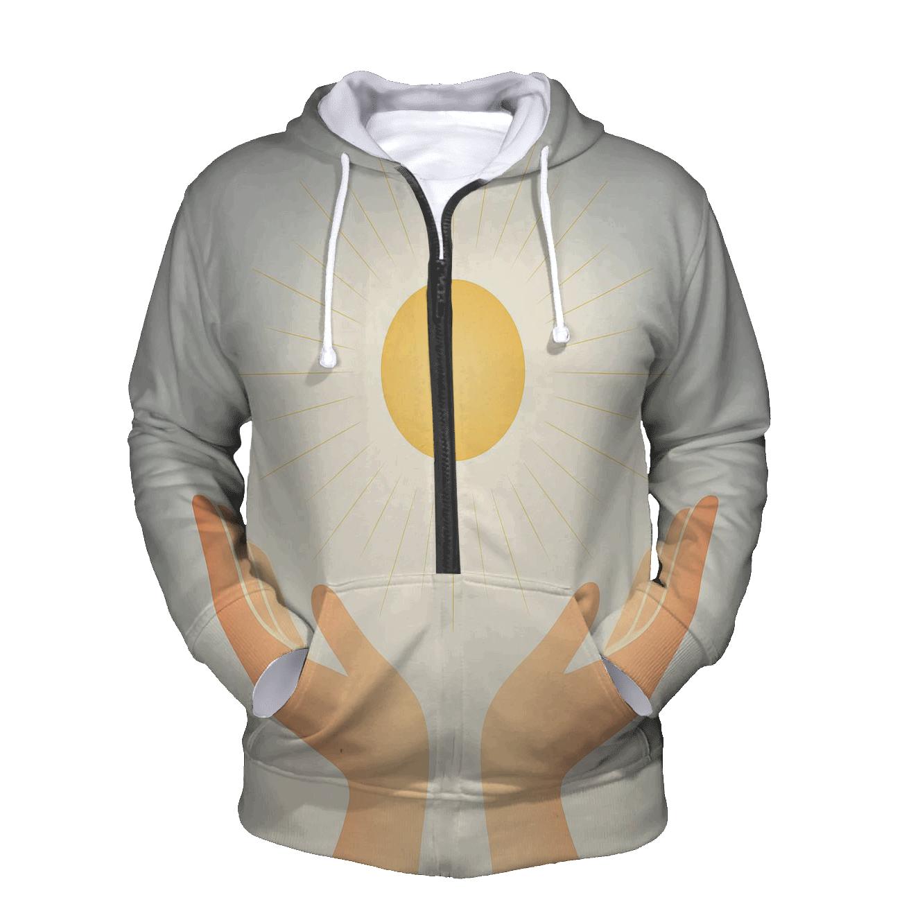 Open Hands Of Dawn Light hoodie designs