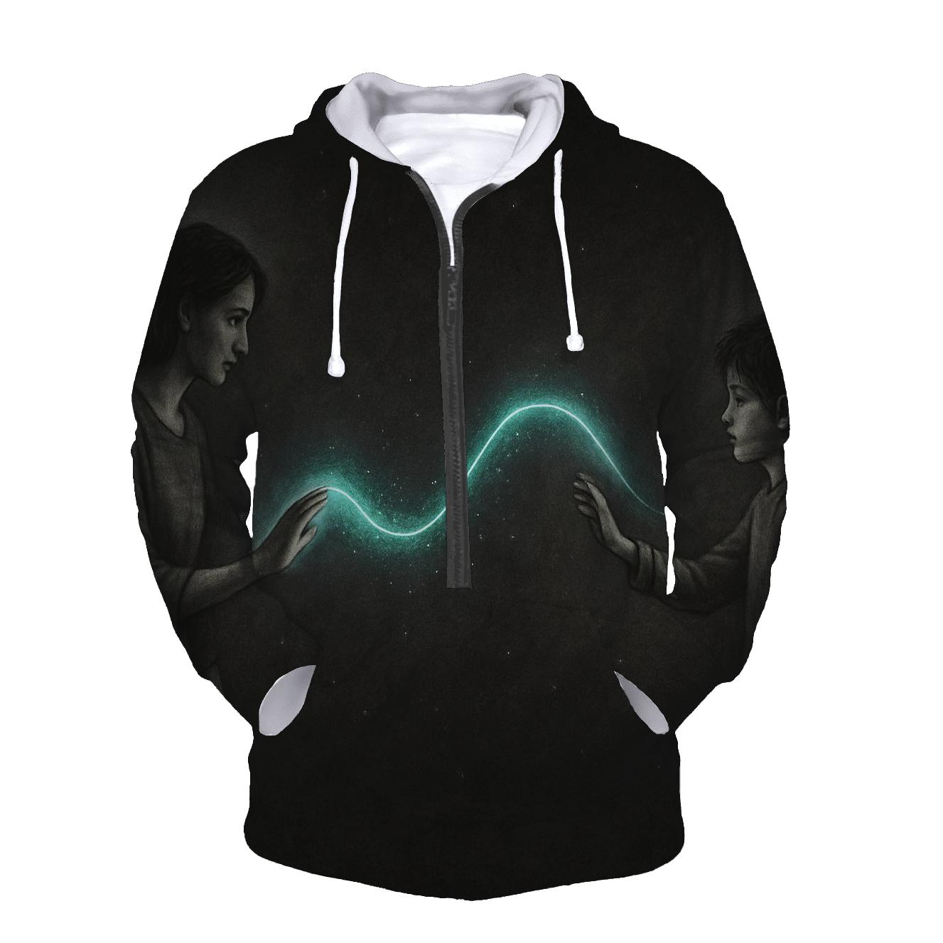 The Thread Between Souls An Unbreakable Light Across Distance zip-up hoodies