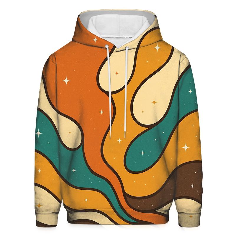 Groovy Lava Lamp Galaxy Waves hoodie designs