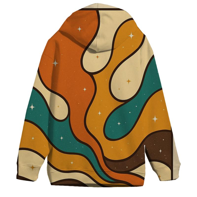 Groovy Lava Lamp Galaxy Waves hoodie designs