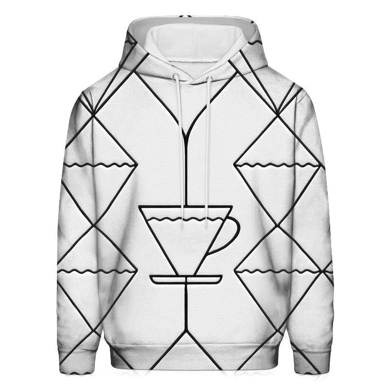 Filter Fold Geometry pullover hoodies